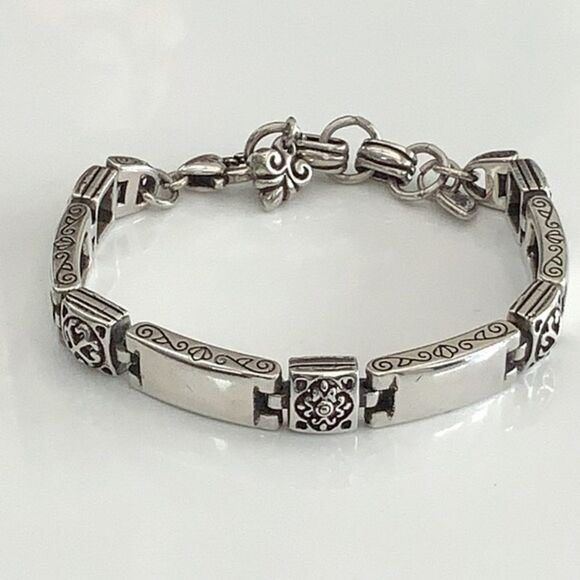 Brighton retired vintage‎ Tribeca Silver Link bracelet - Picture 2 of 5